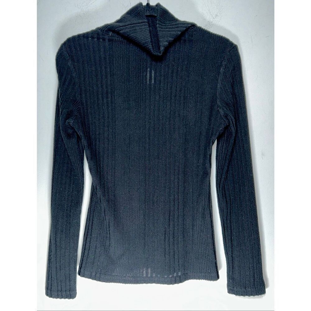 Cupshe black turtleneck sweater size medium